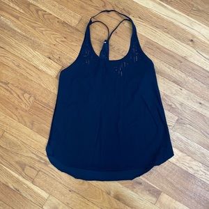 Lululemon black running tank top